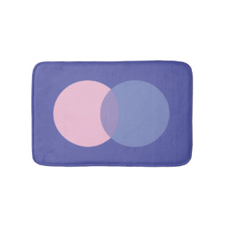 Alfombrilla De Baño Periwinkle y rosa