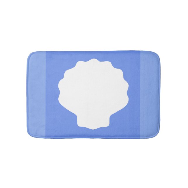 Alfombrilla De Baño Perla Azul (Anverso)