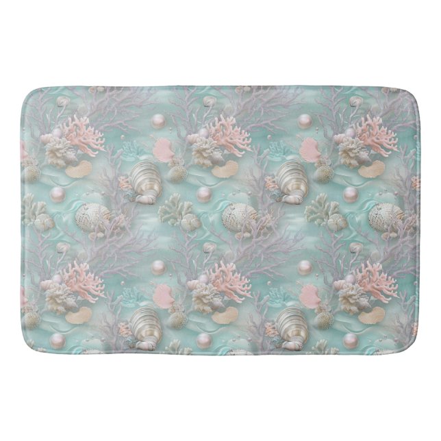 Alfombrilla De Baño Perlas Bajo El Mar (Anverso)