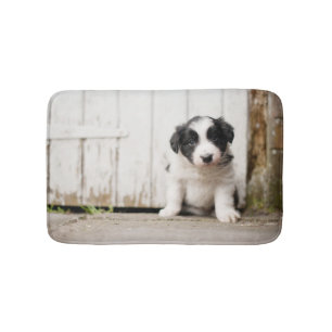 Alfombrilla De Baño Perrito del border collie