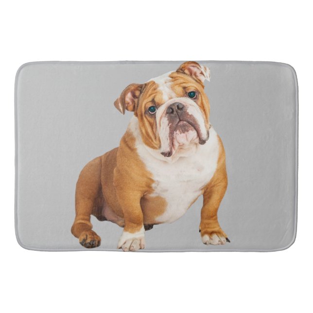 Alfombrilla De Baño Perro Bulldog inglés (Anverso)