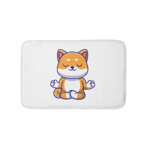 Alfombrilla De Baño Perro chiba chiba u haciendo personalizado de medi