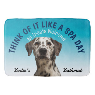 Alfombrilla De Baño Perro Dalmatiano Personalizado