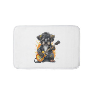 Alfombrilla De Baño Perro de cachorro de rollo (cuatro)