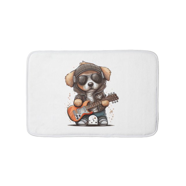 Alfombrilla De Baño Perro de cachorro de rollo (seis) (Anverso)