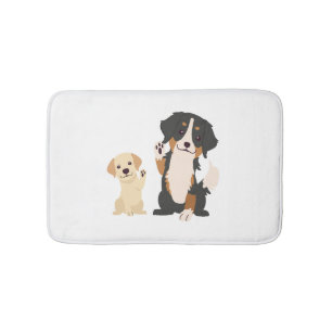Alfombrilla De Baño perro de montaña de bernesa