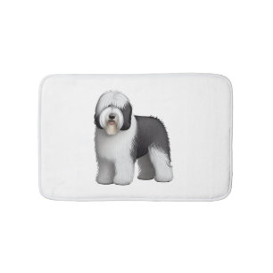Alfombrilla De Baño Perro de oveja inglés 10