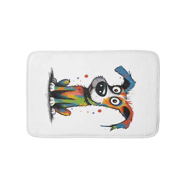Alfombrilla De Baño perro mascota (Anverso)