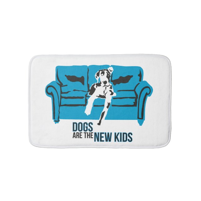 Alfombrilla De Baño ¿Perro o niños? Es lo mismo (Anverso)