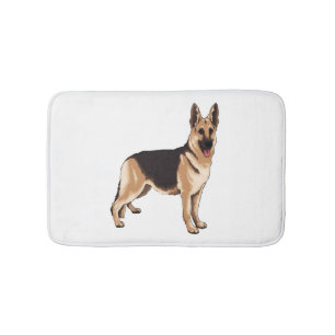 Alfombrilla De Baño Perro pastor alemán