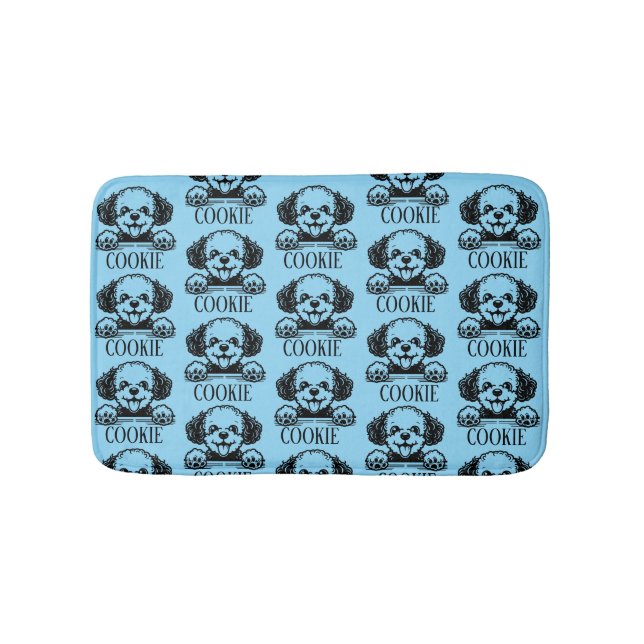 Alfombrilla De Baño Perro Personalizado (Anverso)