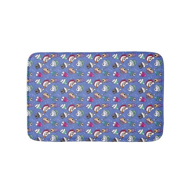 Alfombrilla De Baño Perros de Invierno (Anverso)