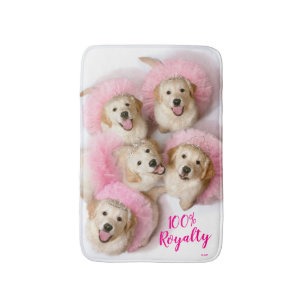 Alfombrilla De Baño Perros princesos en Tiaras