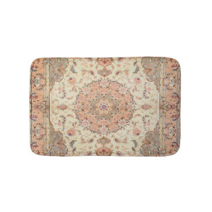 Alfombrilla De Baño Persia Tabriz Rubor Peachy