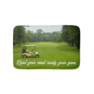 Alfombrilla De Baño Personaliza el silencioso diseño de golf