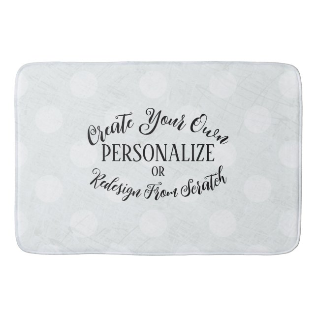 Alfombrilla De Baño Personalizable en blanco - Crea tu propio (Anverso)
