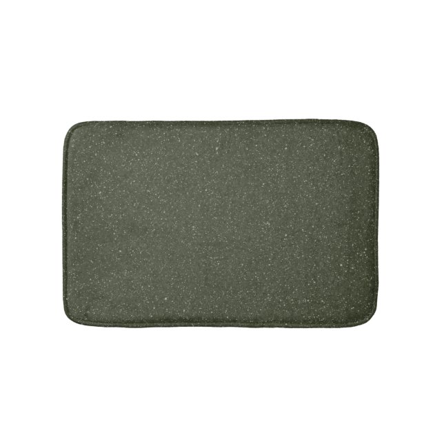 Alfombrilla De Baño Personalizable Moss Green Noise Bath Mat (Anverso)