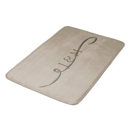 Alfombrilla De Baño Personalizado Añadir las letras iniciales Giro de 