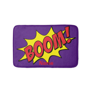 Alfombrilla De Baño Personalizado Boom Thunder_Cove