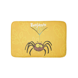 Alfombrilla De Baño Personalizado de araña suave y adorable