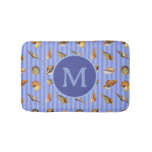 Personalizado de conchas marinas de época Monogram