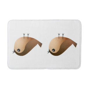 Alfombrilla De Baño Personalizado de pájaro de Sparrow