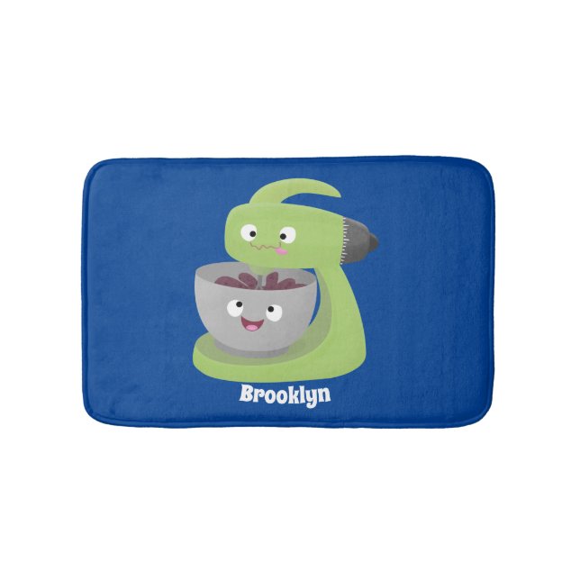 Alfombrilla De Baño Personalizado de utensilios de cocina para mezclad (Anverso)