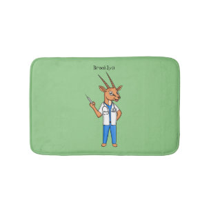 Alfombrilla De Baño Personalizado del médica del antílope de Gemsbok