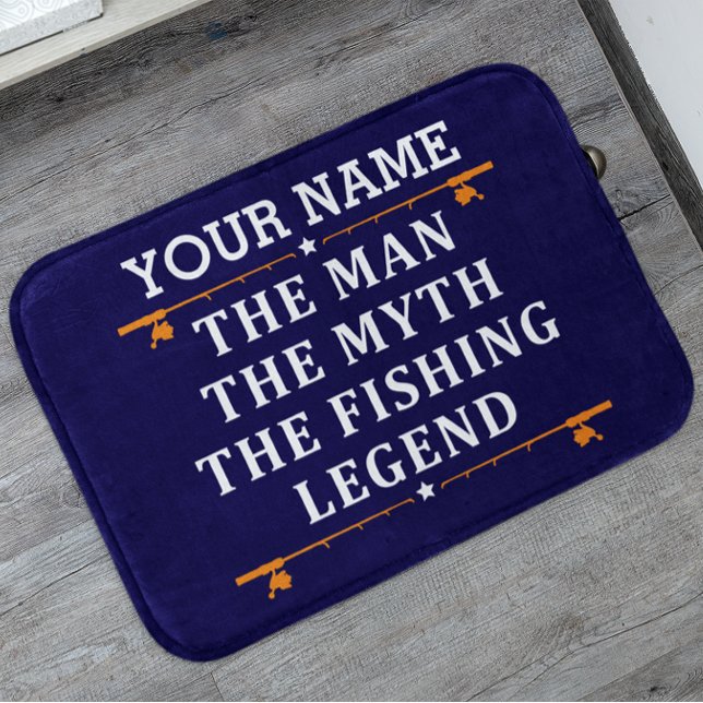 Alfombrilla De Baño Personalizado El Hombre El Mito De La Leyenda Pesq (Subido por el creador)