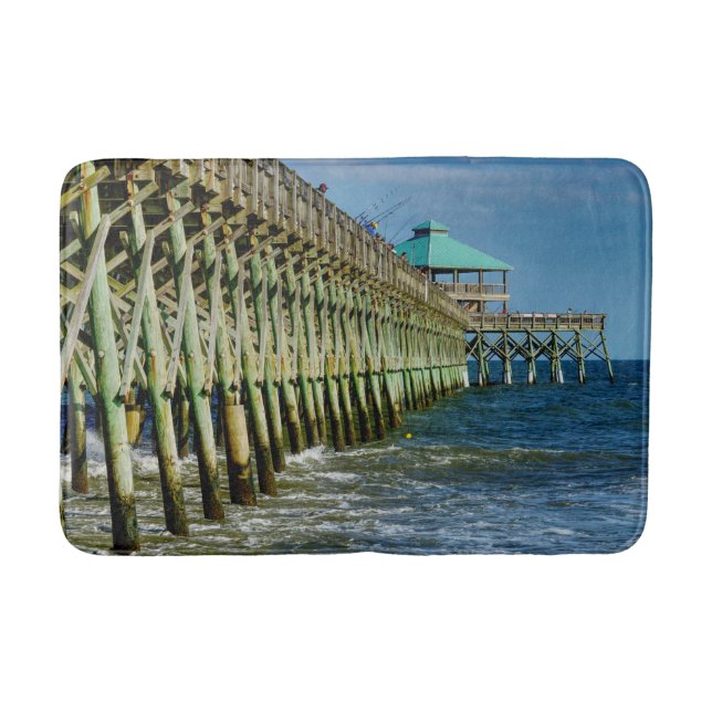 Alfombrilla De Baño Pesca de muelle (Anverso)