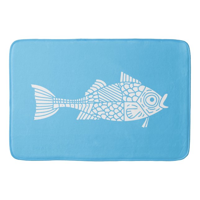 Alfombrilla De Baño Pescado blanco (Anverso)