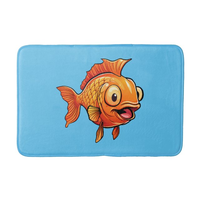 Alfombrilla De Baño Pescado de oro (Anverso)