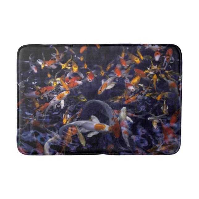 ALFOMBRILLA DE BAÑO PESCADO KOI SOBRE FLUJO (Anverso)