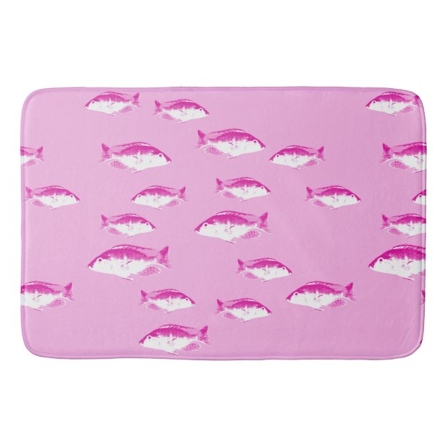 Alfombrilla De Baño Pescado rosa (Anverso)