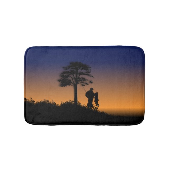 Alfombrilla De Baño Pescador en Dusk (Anverso)