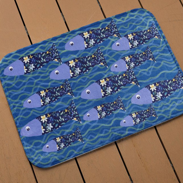 Alfombrilla De Baño Pescador marinero con capa marina de la casa de pl (Subido por el creador)