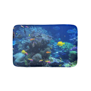 Alfombrilla De Baño Pescados subacuáticos tropicales
