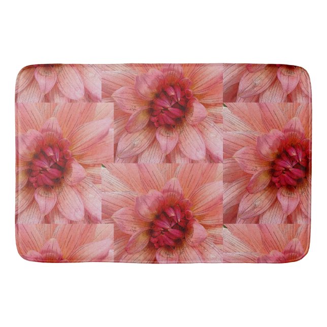 Alfombrilla De Baño pétalos rosados (Anverso)