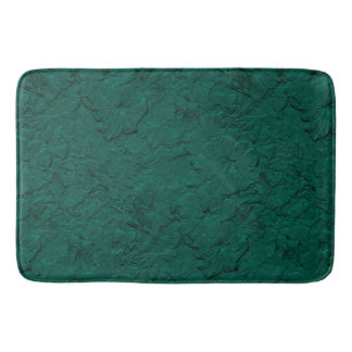 Alfombrilla De Baño Petunias esculpidas, jade Green-Large Bath Mat