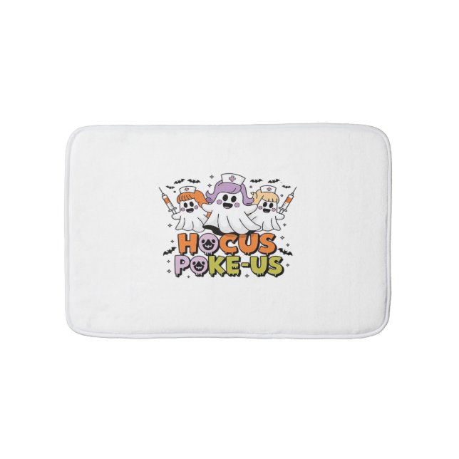 Alfombrilla De Baño Phlebotomist Halloween Medical Lab Tech Spooky ER (Anverso)