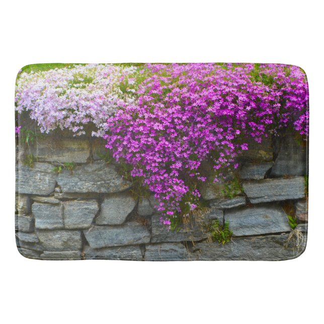 Alfombrilla De Baño Phlox en rocas (Anverso)