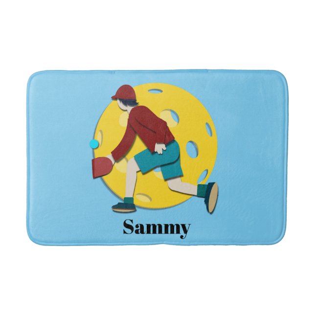 Alfombrilla De Baño Pickle Ball (Anverso)