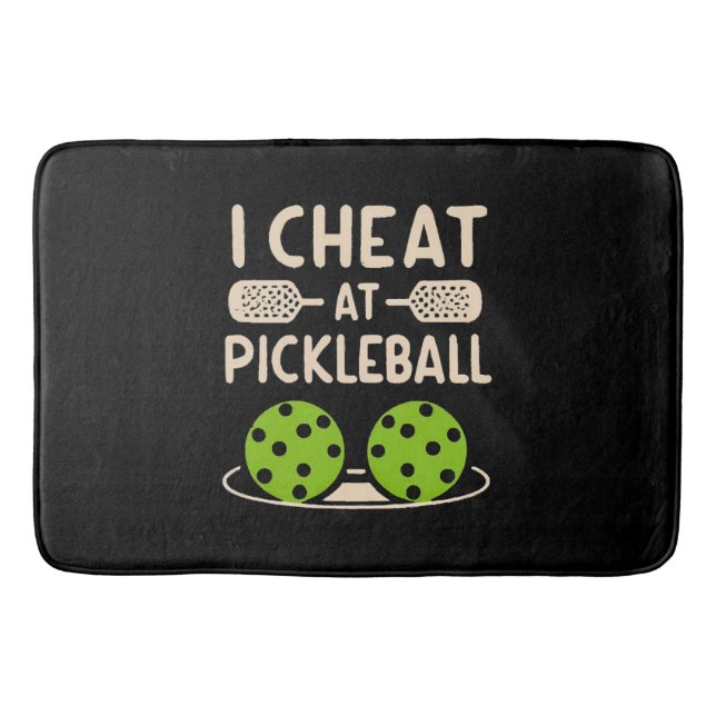 Alfombrilla De Baño Pickleball Divertido (Anverso)
