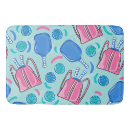 Alfombrilla De Baño Pickleball Paddles Blue