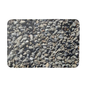 Alfombrilla De Baño Piedra - basalto de la grava del guisante