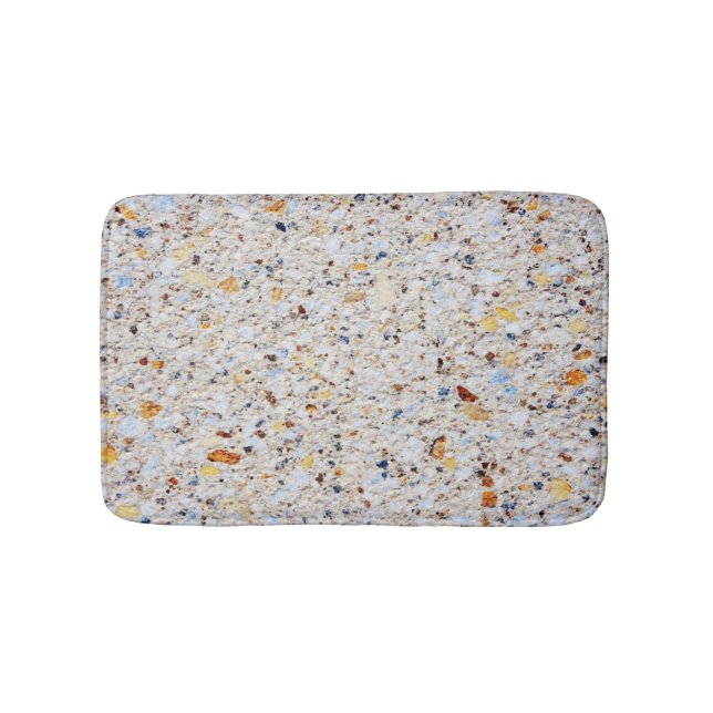 Alfombrilla De Baño Piedra moderna, patrón de mármol (Anverso)
