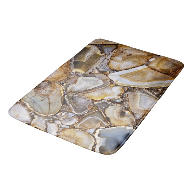 Alfombrilla De Baño Piedras de Geode pulido (Angular)