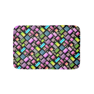 Alfombrilla De Baño Piedras preciosas y madre de perlas
