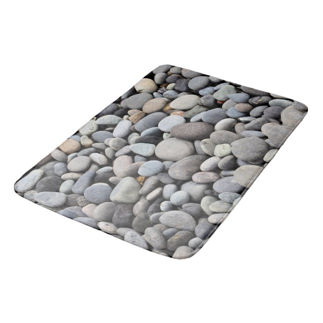 Alfombrilla De Baño Piedras, rocas, guijarros, baño, manta casera o (Angular)