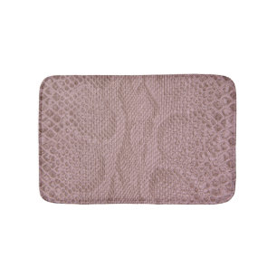 Alfombrilla De Baño Piel de serpiente rosa